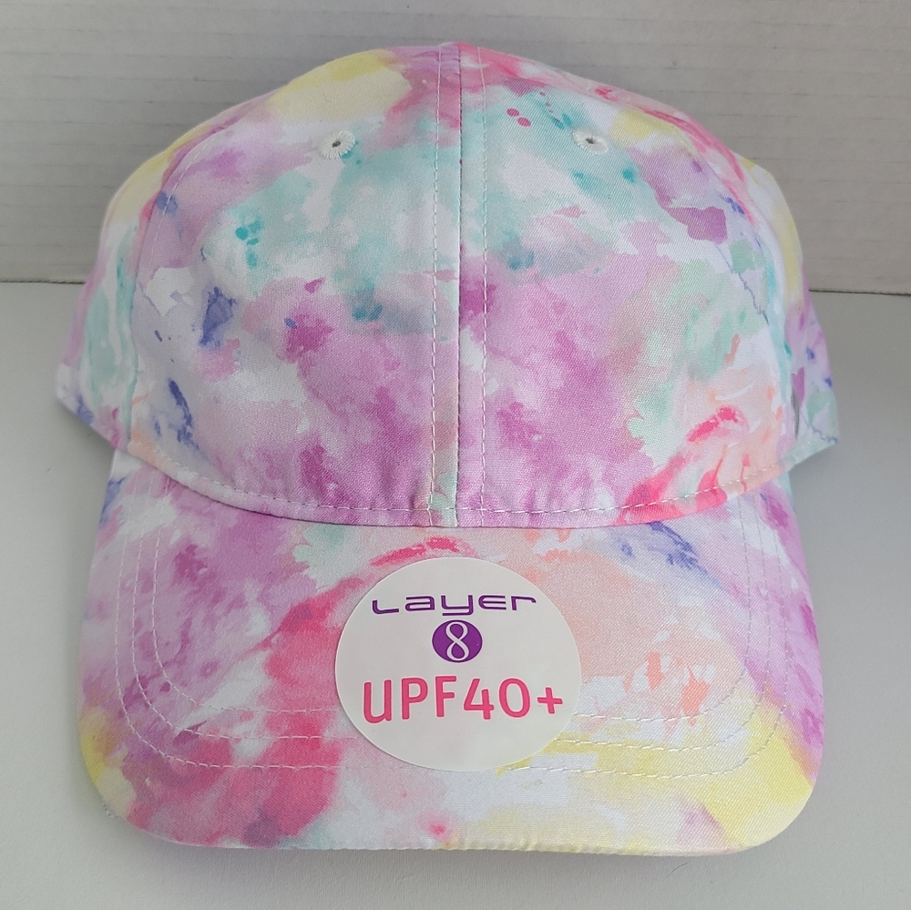 Layer 8 Girls Tie Dye UPF 40 Hat